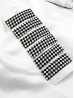 Checker Pattern Hair Clips (6 Pcs)